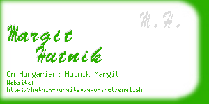 margit hutnik business card